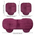 thumbnail image 2 of 3PCS Car Seat Cushion for Front and Back Seat 3D Soft Breathable Auto Seat Cover Comfort Non-Slip Rubber Bottom Car Seat Protector Pad, 2 of 5