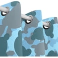 thumbnail image 3 of Coolnut Window Curtain Panels Camouflage Head Grommet Top Room Darkening Thermal Insulated Blackout Window Treatment Drapes 2 Panels W55 x L84 In, 3 of 6