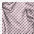 thumbnail image 4 of Soimoi Red polyester Crepe Fabric Diagonal Check Decor Fabric Printed Yard 42 Inch Wide, 4 of 5