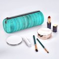 thumbnail image 2 of Easygdp Turquoise Wooden2 para Estuche de Lápices Cilíndrico de Cuero con Cremallera, Organizador de Lápices de Cuero para Escuela, Oficina y Viajes, 2 of 6
