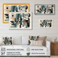 thumbnail image 4 of Designart "Cream Blue Minimalism Quiet Depths IV" Minimalism Wall Art Print, 4 of 5