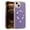 Darkpurple, variant on for iPhone 15 Plus Case Magnetic Ultra Slim Plating Design, TPU + PC Hybrid Shockproof Anti-Scratch Back Cover, Lightweight Drop Protective Phone Case Cover for iPhone 15 Plus, White