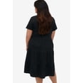 thumbnail image 2 of ellos Women's Plus Size Tiered Knit Tee Dress, 2 of 3
