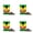 Yellow 4PCS, variant on Water Soluble Soil All Purpose Flower Garden Potting Mix Soil for Indoor Outdoor Quick Drain Flowers, Vegetables, Trees, Shrubs, Roses, Houseplants, 100G, 1/2/3/4/6 PCS