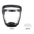 thumbnail image 3 of Uxcell Full Safety Face Shields, Anti Fogging Full Safety Face Protection Transparent Face Shield White, 3 of 7