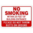 thumbnail interactive-video image 1 of "No Smoking In This Building" Sign – Indoor Warning Safety Sign By Lasting Impressions (UK Made) 1 of 2