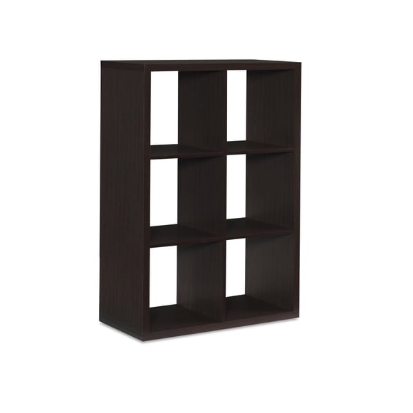 Gorham 6 Cubby Storage Cabinet in Espresso