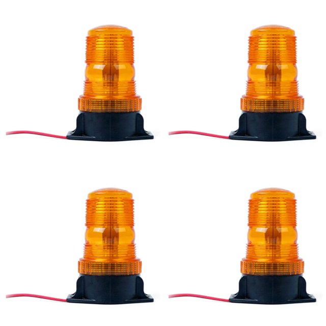 4X Lámpara de luz estroboscópica de advertencia de emergencia de 30 LED para carretilla elevadora