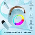thumbnail image 5 of Karaoke Machine, Bluetooth Speaker with 2 Wireless Microphones, 5 of 5