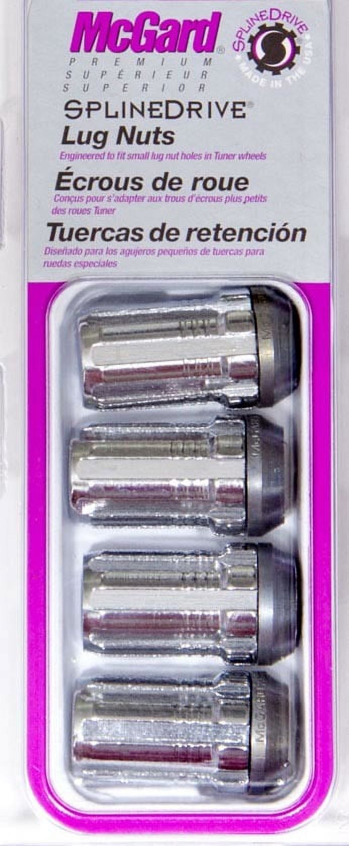 Mcgard Lug Nut 12MMx1.50 4 Pack Splinedrive
