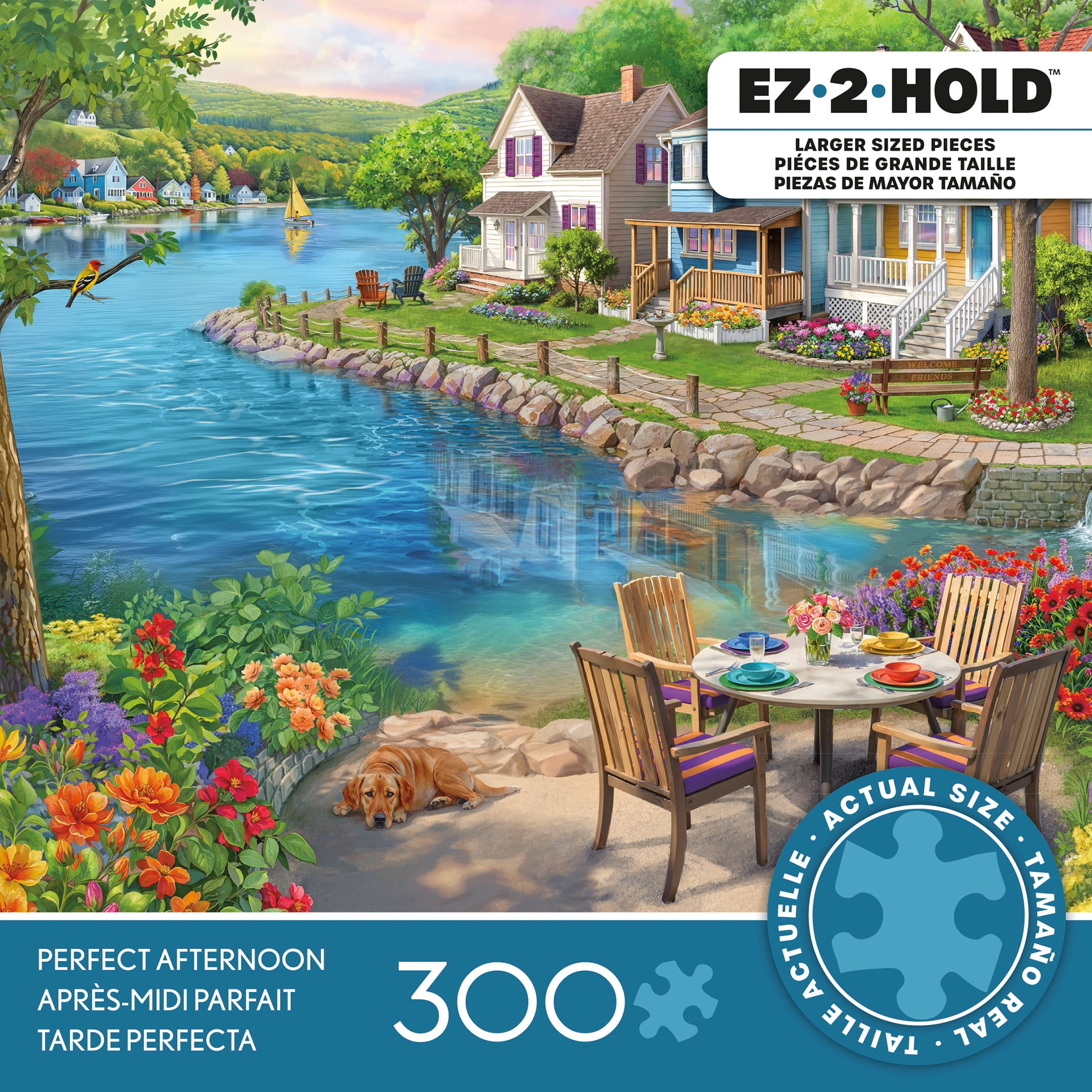 Ceaco Bigelow Perfect Afternoon 300-Piece Interlocking Jigsaw Puzzle for Adults Ages 14+