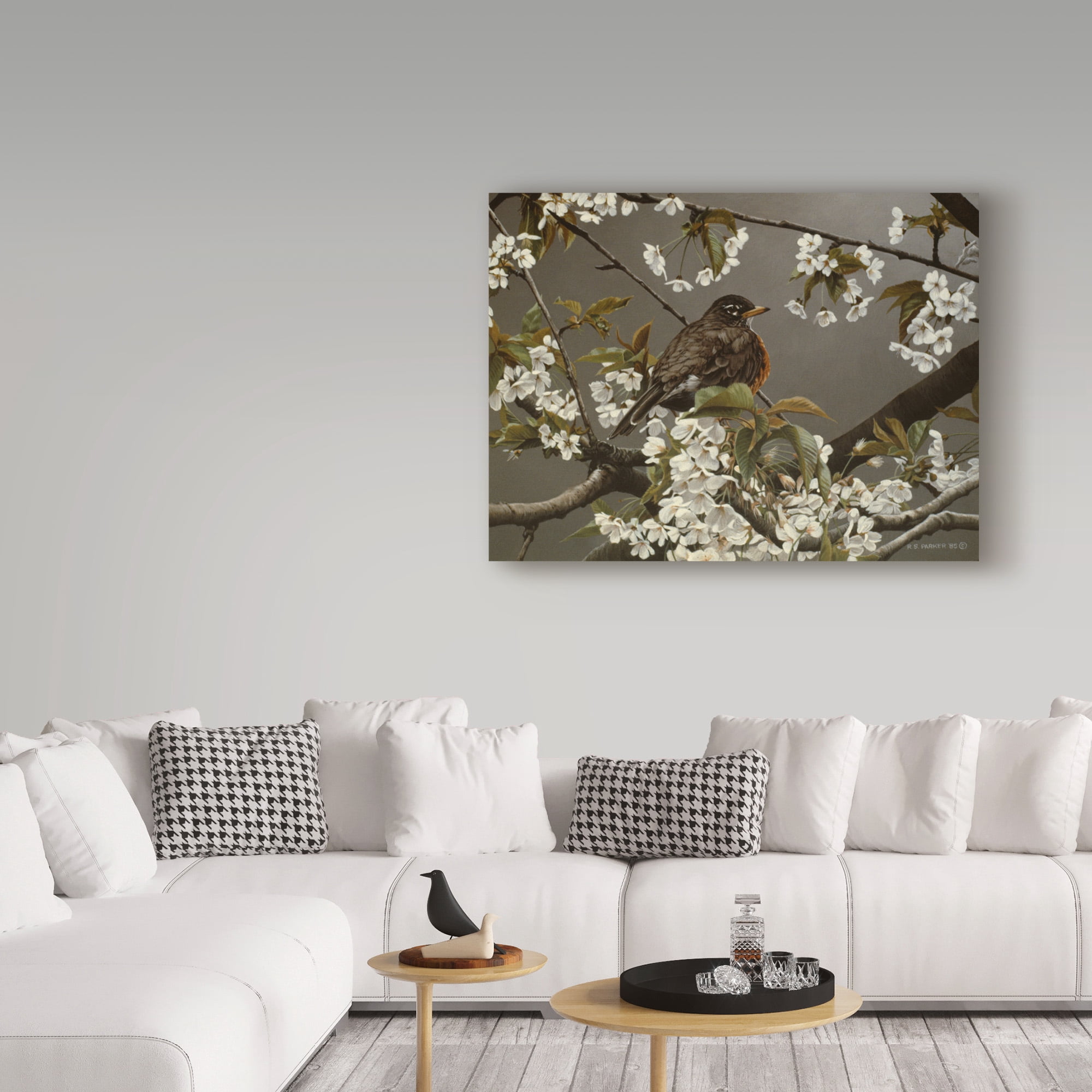 Trademark Fine Art 'Plumb Robin' Canvas Art by Ron Parker