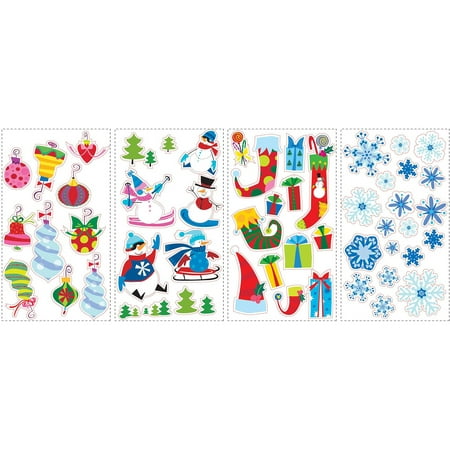 RoomMates Let it Snow Peel and Stick Wall Decals - Walmart.com
