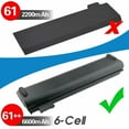 thumbnail image 4 of 61++ 72Wh Battery for Lenovo ThinkPad T470 T570 T580 01AV492 01AV427 SB10K97584, 4 of 10