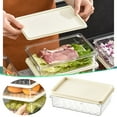thumbnail image 1 of Xihbxyly Caja de Almacenamiento para Refrigerador, Solución para Conservar Alimentos, Diseño Hermético, Apilable y Ahorra Espacio, Esencial para La Organización de La Cocina, Agarre Antideslizante, F, 1 of 3