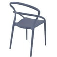 thumbnail image 6 of Compamia Pia Dining Chair Dark Gray, Set of 2, 6 of 6