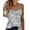 White Leopard, variant on Ekouaer Women's Spaghetti Straps Tank Tops V Neck Satin Camisole Sleeveless Cami Soft Shirt Tops Blouse