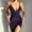 A0879-Purple, variant on TIANEK Night Dresses for Women Sleeveless V-neck Solid Color Mini Bodycon Dress Hip Wrap Sequin Tank Dress Short Dresses for Women 2024
