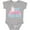 AC-Heather Grey, variant on Inktastic Most Magical Middle Sister- cute unicorn Girls Baby Bodysuit