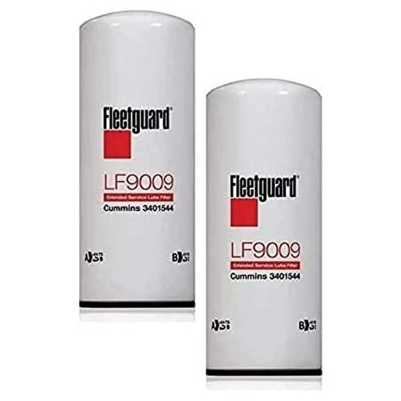 LF9009 Fleetguard Lube Filter, Spin-On Pack of 2