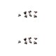 thumbnail image 1 of Ojos de juguete de plástico Vogacara 100 piezas Color negro 9 mm 2 piezas, 1 of 6