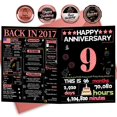 thumbnail image 1 of Tarjeta de aniversario Joycard 9º aniversario para mujer 2017, 1 of 7