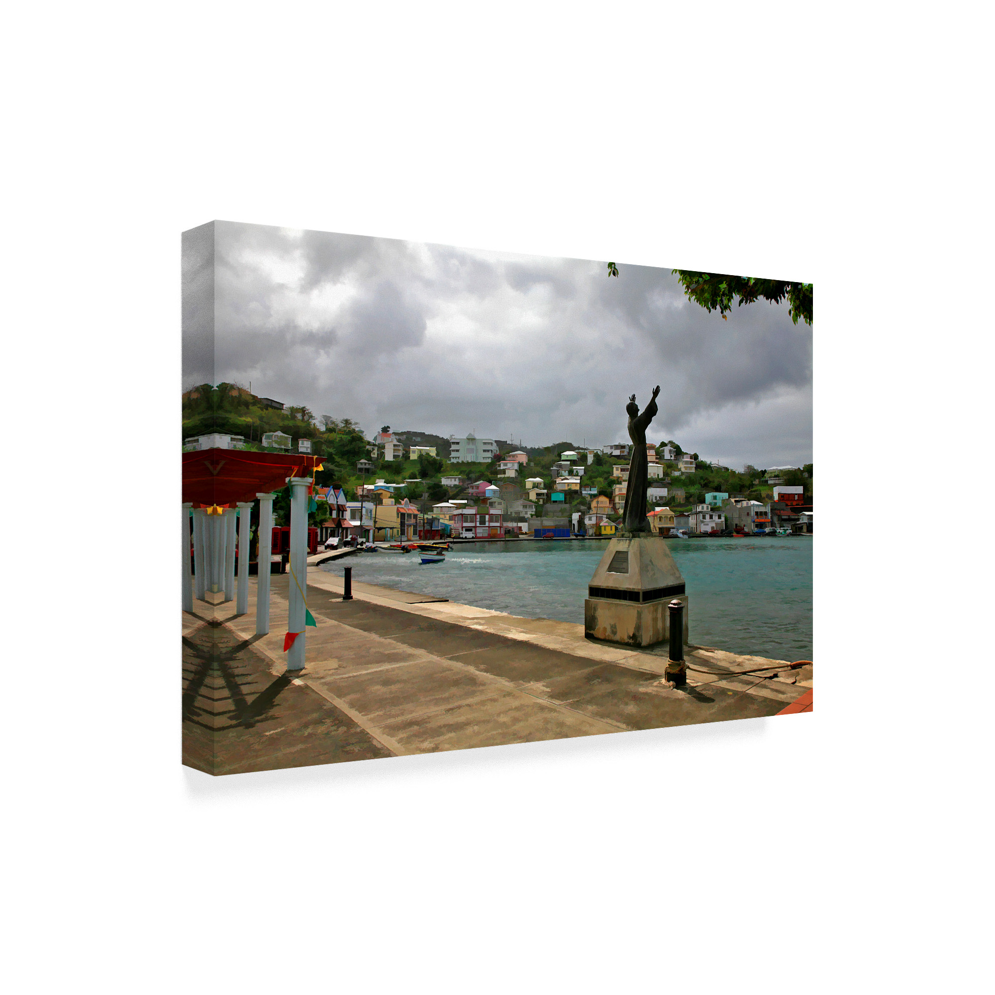 Trademark Fine Art 'Grenada 1' Canvas Art by J.D. McFarlan