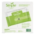 thumbnail image 2 of Simple Cleansing Facial Wipes (25 ct., 4 pk.), 2 of 4