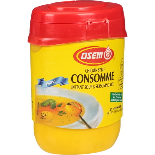 Osem Chicken Style Consomme Instant Soup & Seasoning Mix, 14.1 oz, (Pack of 12)