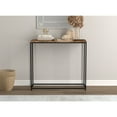 thumbnail image 3 of Safdie & Co. 31"L Black Metal Console Table in Brown Reclaimed Wood, 3 of 4