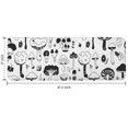 thumbnail image 7 of Black White Mushroom Sketch White Pattern Kitchen Rug Mat,Kitchen Runner Rugs Non Skid Washable,Decorative Kitchen Floor Mats for Kitchen,Sink,Laundry,17"x47.2", 7 of 7