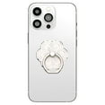 thumbnail image 5 of MKHSQHDG Today's Deals Cell Phone Ring Holder Flower Shape Phone Ring Holder Metal Finger Grip Finger Kickstand 360° Rotation Universal Finger Ring Phone Grip Compatible with All Smartphone, 5 of 5