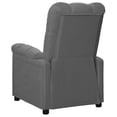 thumbnail image 4 of vidaXL Fauteuil Inclinable Tissu Gris Clair, 4 of 5