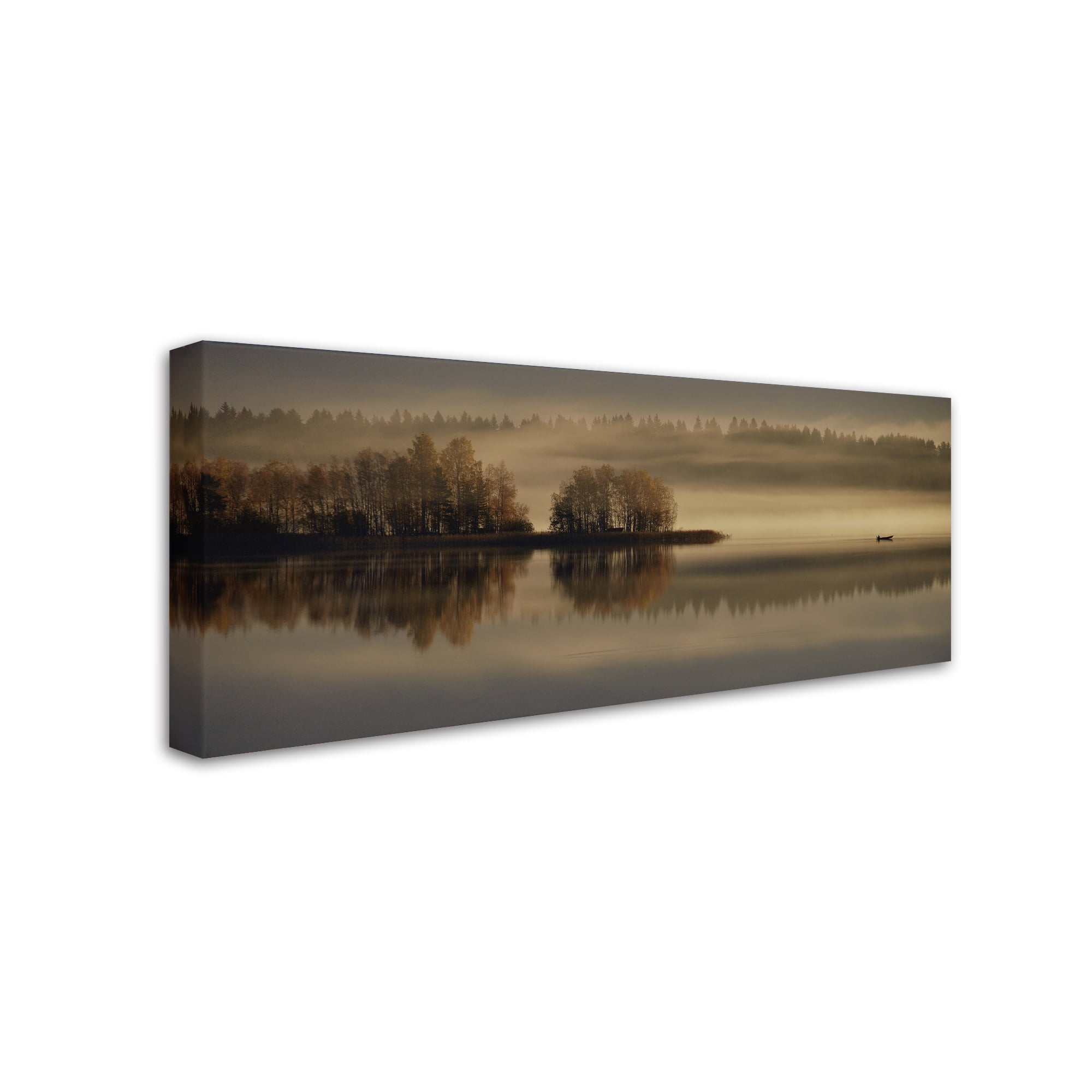 Trademark Fine Art 'Early Autumn Morning' Canvas Art by Pekka Ilari T