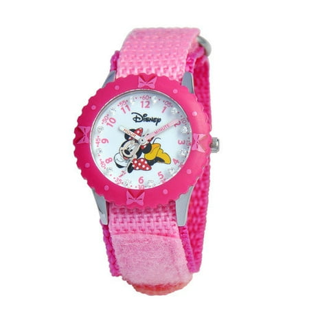 Disney Watches Girl's Glitz Minnie Mouse Time Teacher Watch