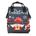 thumbnail image 1 of Disketp Cute Christmas Gnomes (2) Mochila de Pañales de Gran Capacidad con Múltiples Bolsillos, Mochila de Viaje Multifuncional para Bebé, Unisex, Moderna y Resistente, 1 of 6