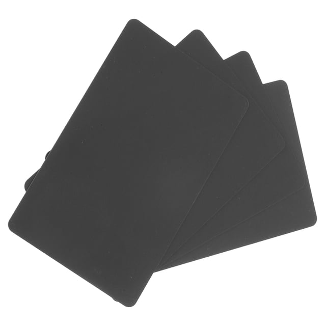 20Pack Blank Cards 20mil Blank Credit Cards Plastic Cards Black