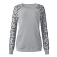 thumbnail image 5 of Womens Sweat-Shirt Col Rond Casual Manches Longues Pull Coupe en Vrac Tops Automne Vêtements de Mode, 5 of 5