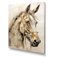 thumbnail image 2 of Designart "Majestic Equine Beauty" Animals Horse Wall Decor, 2 of 7