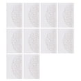 thumbnail image 1 of yeacher Elegant Floral Invitation Set for Weddings & Special Events - 10-Piece Pearl Paper Cards with Intricate Rose Design, Inner Sheets Included, Ice White, 1 of 6