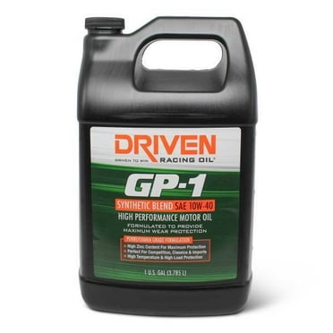 Driven Racing Oil GP-1 10w40 Synthetic Blend Oil 1 Gallon