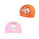 thumbnail image 3 of 2x gorro de natación para bebé niño estampado animal naranja, 3 of 9