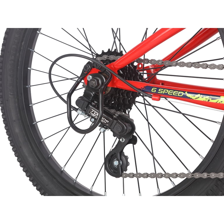 Mongoose Inertia Kids Mountain Bike, 20-Inch Wheels, 21 Speeds