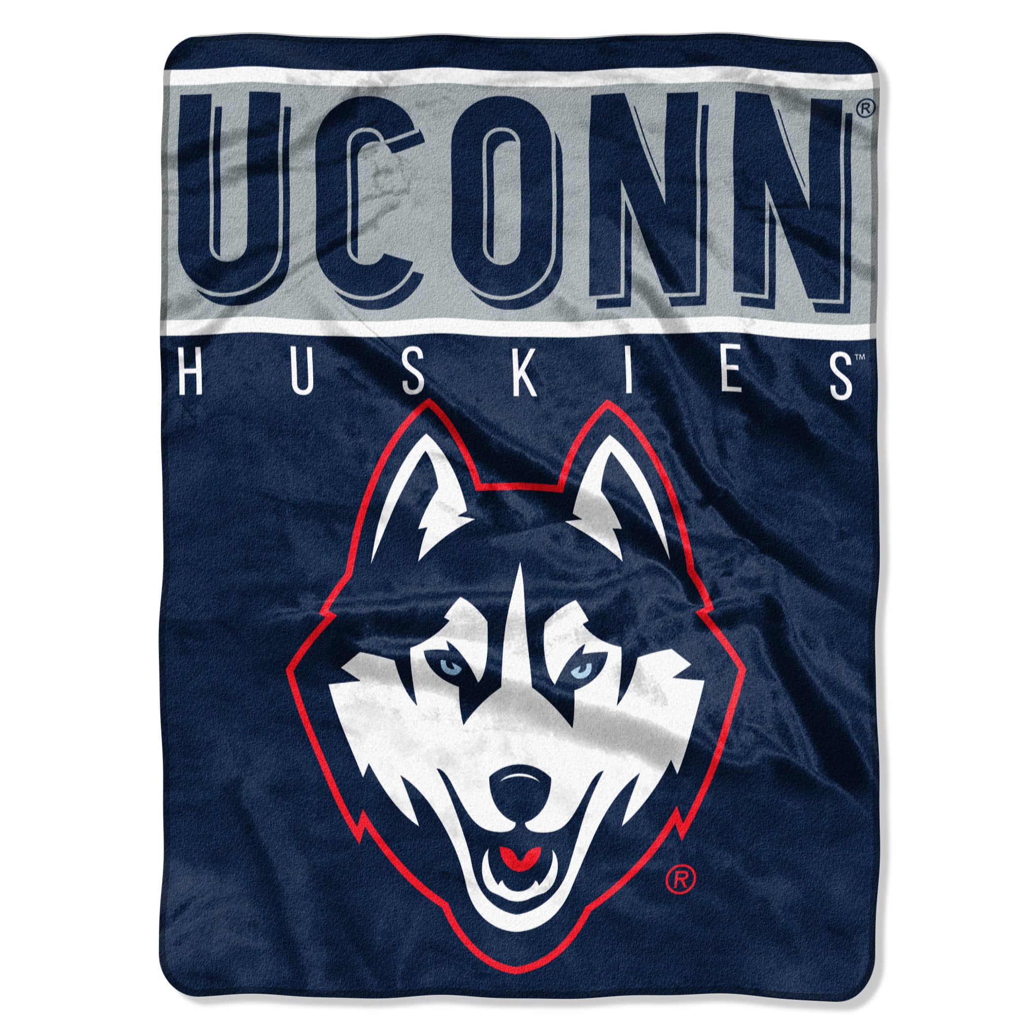 Northwest University of Connecticut UCONN Huskies 50x60 inch Blanket Throw 
