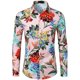 thumbnail image 1 of Camisa con botones para hombre de primavera y otoño, camisa informal de moda para hombre, nueva camisa de manga larga con estampado floral, suave y cómoda, para hombre,, 1 of 6