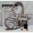 thumbnail image 2 of Belle Foret 4" Centerset 2-Handle High-Arc Bathroom Faucet, Stainless Steel, 2 of 5