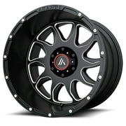 Asanti Off Road Ab810 Ballistic 20X9 6X139.7 -12Et 125.5Cb Gloss Black Milled Wheel