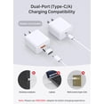 thumbnail image 3 of ETEPEHI Magnetic Wireless Charger - Fast Charging Pad Compatible for iPhone 17 16 15 14 13 & AirPods Pro 4-2, White, 3 of 10