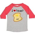 thumbnail image 3 of Inktastic I Love Toast Boys or Girls Toddler T-Shirt, 3 of 5
