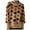 Khaki, variant on Women's Fall Leaf Trendy Jacquard Sweater Casual Knitted Soft Cozy Pullover Sweaters (Black, S)